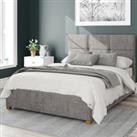 Caine Firenze Velour Ottoman Bed Frame Silver