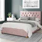 Olivier Pure Pastel Cotton Ottoman Bed Pink