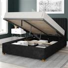 Grant Kimiyo Linen Ottoman Bed Grey