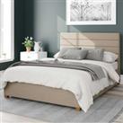 Kelly Eire Linen Ottoman Bed Frame Natural