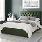 Olivier Plush Velvet Ottoman Bed green