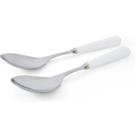 Sophie Conran for Portmeirion Pair of Spoon Salad Servers Silver