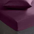 Fogarty Soft Touch Fitted Sheet Plum Purple
