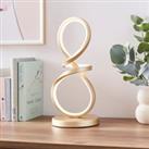 Octtava Integrated LED Touch Dimmable Table Lamp Gold