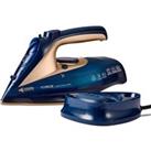 Tower Ceraglide Cord Cordless Iron Blue Gold Blue