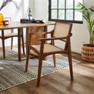 Giselle Dining Chair, Mango Wood Dark Wood (Brown)