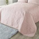 Luana Bedspread 230cm x 200cm Blush (Pink)