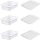 SmartStore Recycled Set of 3 6L Storage Baskets White