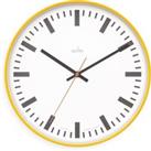 Acctim Victor Bright Station Wall Clock Yellow