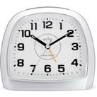 Acctim SensaLight Three Analogue Smartlite White Alarm Clock Silver