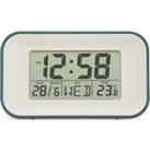 Acctim Alta Retro Digital Alarm Clock Blue
