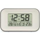 Acctim Alta Retro Digital Alarm Clock Grey
