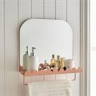 Heart and Soul Scalloped Mirror Apricot