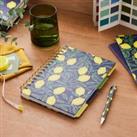 Waters and Noble Lemon A5 Tab Notebook MultiColoured