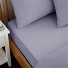 Pure Cotton Fitted Sheet Lilac