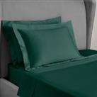 Dorma Egyptian Cotton 400 Thread Count Percale Oxford Pillowcase Alpine (Green)