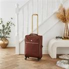 IT Luggage Divinity Quilted Cabin Case Brown