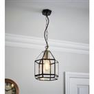 Industrial Painted Glass Pendant Light Clear