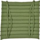 Recycled Cotton Roll Up Seat Pad Green
