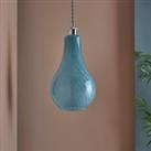 Candy Stripe Easy Fit Pendant Shade Blue