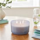 Cotton and Blossom Wick Candle Blue