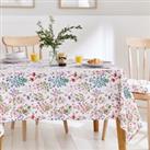 Watercolour Floral Tablecloth MultiColoured