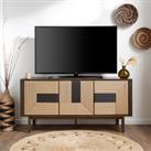 Bodhi Large TV Sideboard for TVs up to 65 Brown