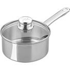Tala Performance Classic Saucepan with Glass Lid, 16cm Silver