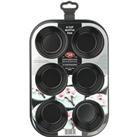 Tala Performance 6 Cup Muffin Tray Black