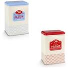 Tala Set of 2 Flour Storage Tins Red/Blue