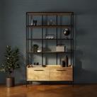 Bryant Tall and Wide Shelving Unit Brown