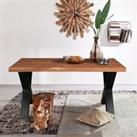 Indus Valley Lex Small 6 Seater Dining Table Natural