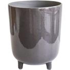 Lecce Speckled Plant Pot Grey