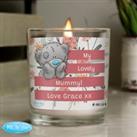 Personalised Me To You Floral Jar Candle MultiColoured