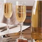 Personalised Its Time for Prosecco Flute Clear