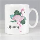 Personalised Flamingo Mug White