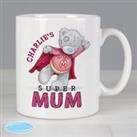 Personalised Me To You Super Mum Mug White