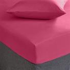 Cotton Rich 28cm Fitted Sheet Magenta