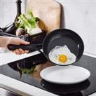 GreenPan Smart Shapes Non-Stick Forged Aluminium Frying Pan, 24cm Black