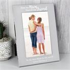 Personalised First My Mum Silver Portrait Photo Frame Silver