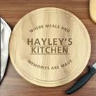 Personalised Meals and Memories Wooden Chopping Board Natural