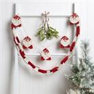 Wool Couture Christmas Gnome Garland & Paper Chain Knitting Kit Red/White