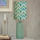 Inopia Table Lamp with Savh Shade Savh Turquoise Blue