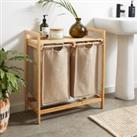 Lights and Darks Bamboo Laundry Basket Natural (Beige)