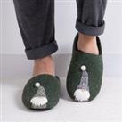 totes Novelty Gnome Applique Mule Slippers MultiColoured