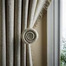 Ammonite Curtain Dresser Satin Steel (Silver)