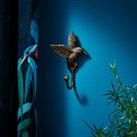 Kingfisher Curtain Tieback Hooks Antique Brass