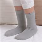 totes Recycled 3.0 Tog Thermal Original Slipper Socks Grey