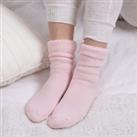 totes Toasties Thermal Brushed Bed Socks Pink