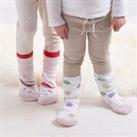 totes Pack of 2 Toasties Kids Super Soft Slipper Unicorn Socks MultiColoured